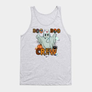 Boo Boo Crew Nurse Ghost Halloween Tank Top